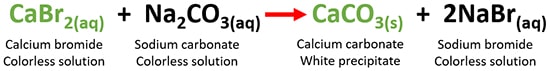 calcium bromide+ sodium carbonate - CaBr2 + Na2CO3